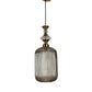 ELIANTE Povque Smog Iron Hanging Light Vintage Decorate Hanging Lamp for Farmhouse Living Room Bedroom Corridor by Jainsons Lights up to 3 years warranty - with LED Lamp(s) Included - JS-1323-1LP-SMOG