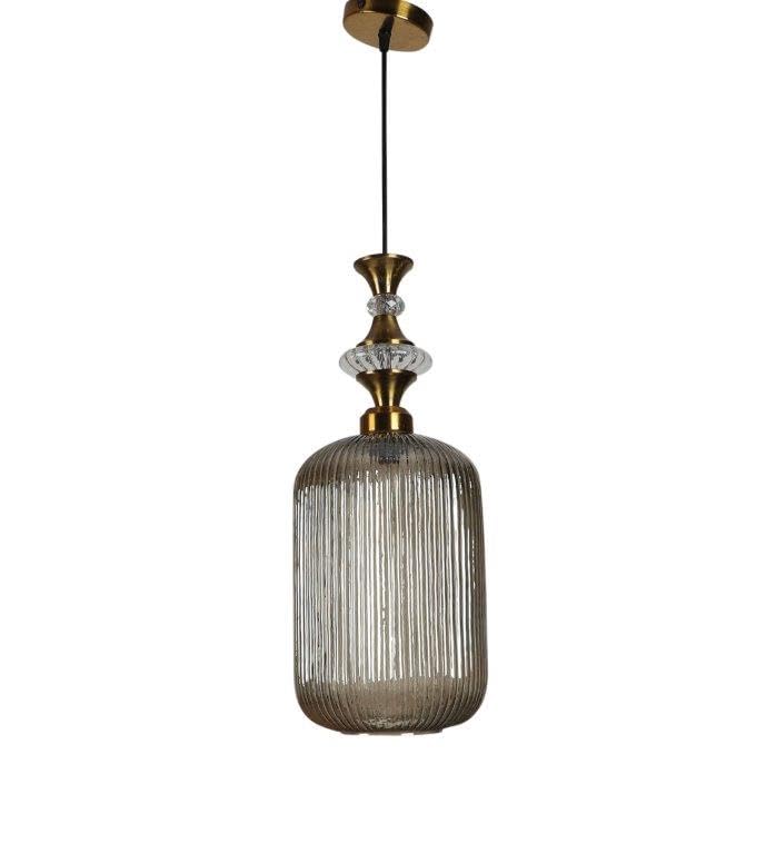 ELIANTE Povque Smog Iron Hanging Light Vintage Decorate Hanging Lamp for Farmhouse Living Room Bedroom Corridor by Jainsons Lights up to 3 years warranty - with LED Lamp(s) Included - JS-1323-1LP-SMOG