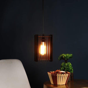 ELIANTE Brown Metal Hanging Light by Jainsons Lights - Without Bulb - MN-Wooden-HL | by Jainsons Lights