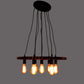 ELIANTE Red Metal Hanging Light by Jainsons Lights - Without Bulb - RA-410-7LP | by Jainsons Lights