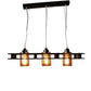 ELIANTE Medulla Group Brown Wood Hanging Light -M-77-3LP-BR - Without Bulb | by Jainsons Lights