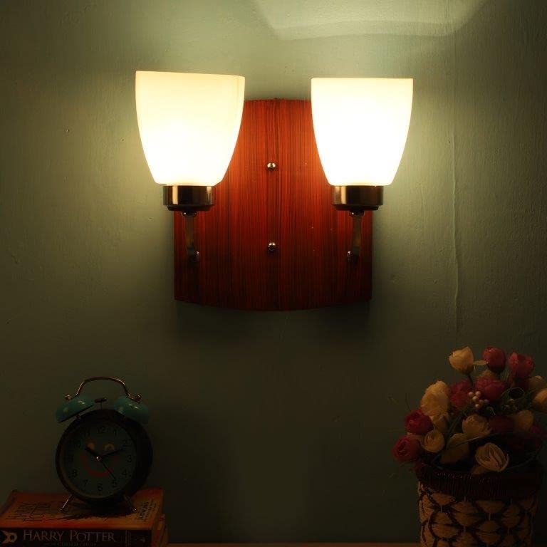 ELIANTE Sufficient Iron Wall Lights Brown for Living Room, Bedroom, Dining Room, Kitchen | by Jainsons Lights