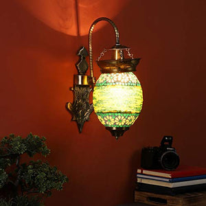 ELIANTE - Brass Brass Wall Light - 6-INCH-Egg-Wall-Multi - by Jainsons Lights - Without Bulb | by Jainsons Lights