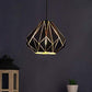 ELIANTE Geometric Metal Pendant Light Diamond Black for Living Room, Bedroom, Dining Room, Kitchen | by Jainsons Lights
