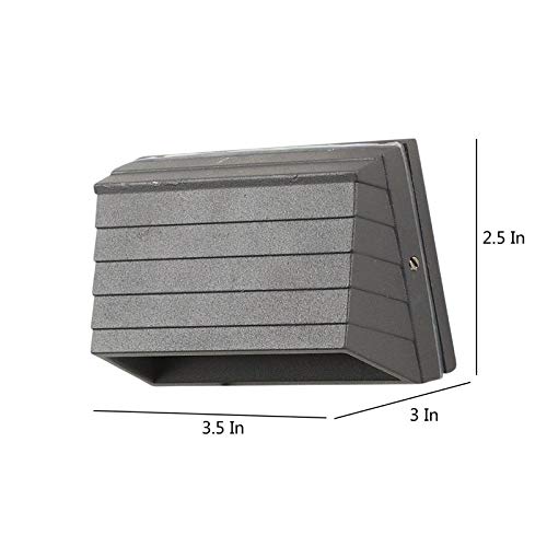 Eliante Outdoor Foot Light – Grey, Metal, Inbuilt LED (32103-WW-GY-DN-OD-Foot)