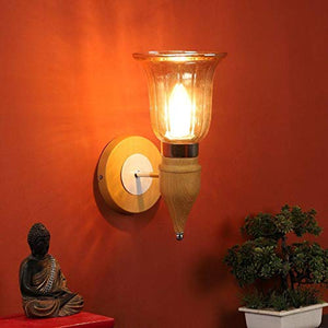 ELIANTE Wooden Metal Wall Light for Home for Living Room, Bedroom, Dining Room, Kitchen | by Jainsons Lights