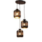 ELIANTE Rich Iron Hanging Light Black for Living Room, Bedroom, Dining Room, Kitchen | by Jainsons Lights