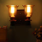 ELIANTE Steady Iron Wall Lights Brown for Living Room, Bedroom, Dining Room, Kitchen | by Jainsons Lights