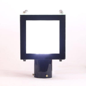 ELIANTE Black Iron Base Frost Acrylic Shade Gate Light - Lite-House-Gl - Inbuilt LED | by Jainsons Lights