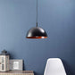 ELIANTE -Modern Black - Orange Metal Single Hanging Pendant Ceiling Scone Lamp Lights - P5-BK-Orange-Small - Without Bulb | by Jainsons Lights