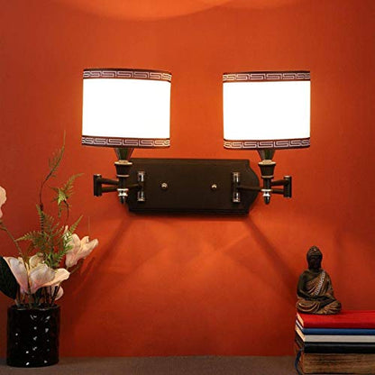 ELIANTE - Black Metal Wall Light for Home- S-250-2W - by Jainsons Lights - Without Bulb | by Jainsons Lights