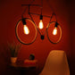 ELIANTE Raven Black Metal Hanging Light by Jainsons Lights - CYCLE-RASSI-3LP-JSL | by Jainsons Lights