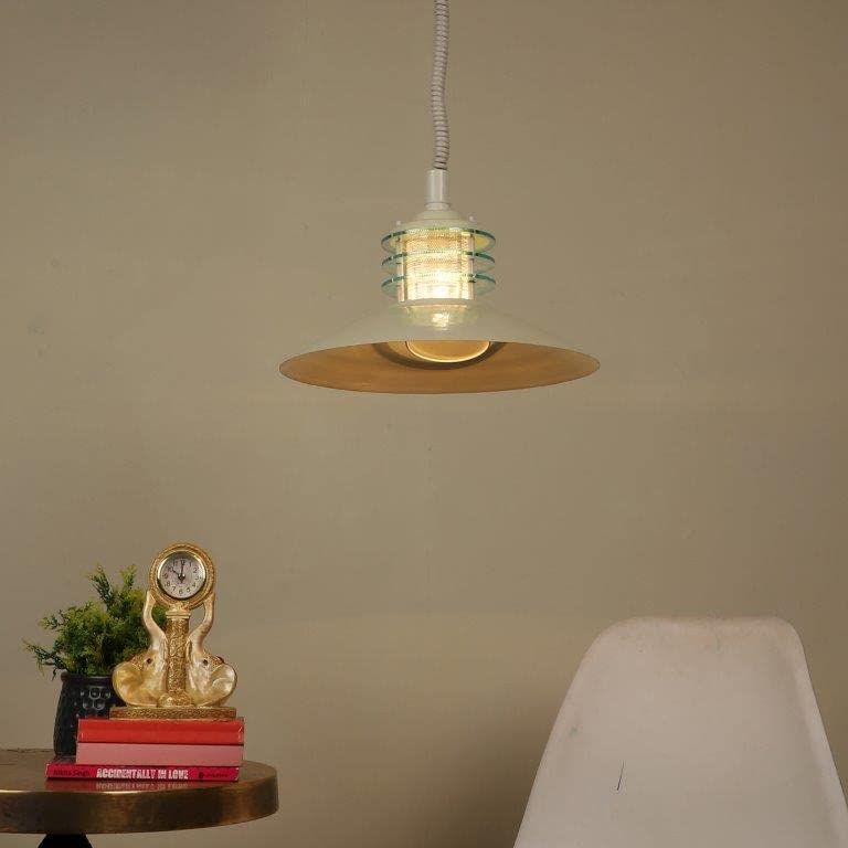 ELIANTE Steak Iron Hanging Lights White for Living Room, Bedroom, Dining Room, Kitchen | by Jainsons Lights