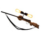ELIANTE Silken Brown and Black Wood and Iron Wall Light by Jainsons Lights - Js-Big- Gun-2W - Without Bulb | by Jainsons Lights