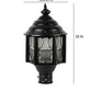 ELIANTE - Black Metal Outdoor Gate Light - 105-MED - by Jainsons Lights - Without Bulb | by Jainsons Lights