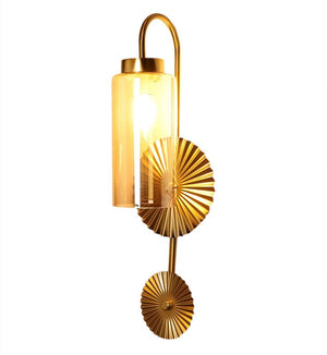 ELIANTE Glass Wall Light Gold Wall Lamp for Living Room, Bedroom, Dining Room, Kitchen - Without Bulb -5882-1W-JSL | by Jainsons Lights