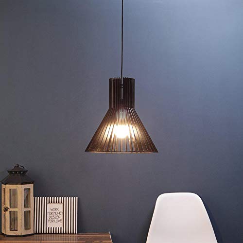 ELIANTE Modern Metal Hanging Light Black for Living Room, Bedroom, Dining Room, Kitchen | RA-402-HL-BK - JSL