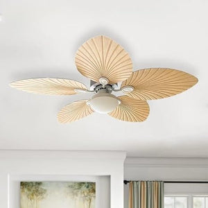 JS-FO - FI-7731-L High Speed Tropical Designer Fans with Light Pine Wooden Finish Abs Blades Size 1320mm