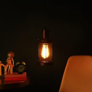 ELIANTE Stable Sparkly Brown Metal Hanging Light -M-78-1LP - Without Bulb | by Jainsons Lights