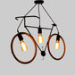 ELIANTE Raven Black Metal Hanging Light by Jainsons Lights - CYCLE-RASSI-3LP-JSL | by Jainsons Lights