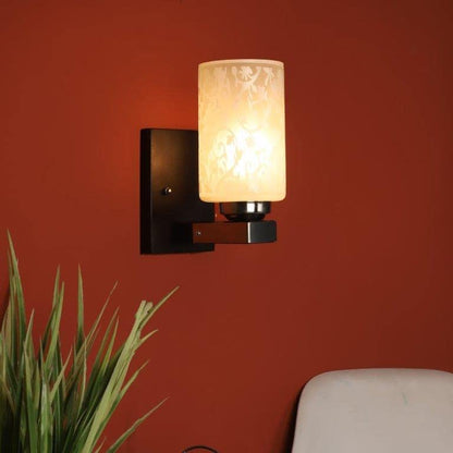 ELIANTE Marrón Wood Wall Light Brown for Living Room, Bedroom, Dining Room, Kitchen | by Jainsons Lights
