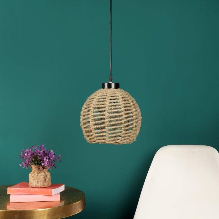 ELIANTE Gloomy Iron Hanging Light Black for Living Room, Bedroom, Dining Room, Kitchen | L-1927-1LP-JSL