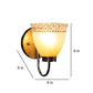 ELIANTE Laser Light Gold Metal Wall Lights -S-228-1W - Without Bulb | by Jainsons Lights