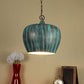 ELIANTE Modern Green Black Metal Hanging Light | Ceiling Pendant Light for Living Room, Bedroom, Dining Room, Kitchen Island by Jainsons Lights - 0197-HL - Without Bulb | by Jainsons Lights
