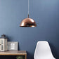 ELIANTE Modern Metal Single Hanging Light Copper Pendant Ceiling Light for Home, Dining Room, Bedroom, Living Room, Office Decor | by Jainsons Lights