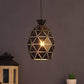 ELIANTE Modern Metal Hanging Light Black Single Hanging Lights for Living Room, Bedroom, Dining Room, Kitchen
