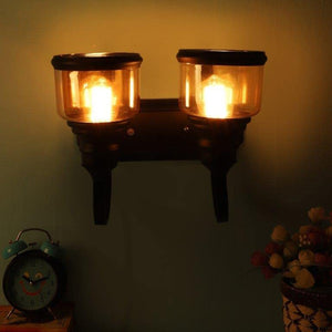 ELIANTE Uncanny Iron Wall Lights Black for Living Room, Bedroom, Dining Room, Kitchen | by Jainsons Lights