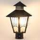 ELIANTE - Black Metal Outdoor Gate Light - CHANDNI-MED - by Jainsons Lights - Without Bulb | by Jainsons Lights