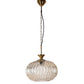 Eliante Glorix Pendant Light – Gold Glass, Metal (3007-1LP-Gold)