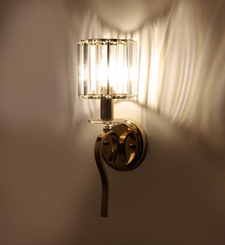 ELIANTE Crystals Wall Light Crystal Wall Lamp for Living Room, Bedroom, Dining Room, Kitchen - Without Bulb | by Jainsons Lights