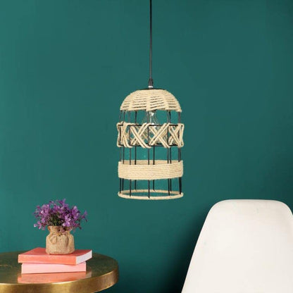 ELIANTE Gloomy Iron Hanging Light Black for Living Room, Bedroom, Dining Room, Kitchen | by Jainsons Lights