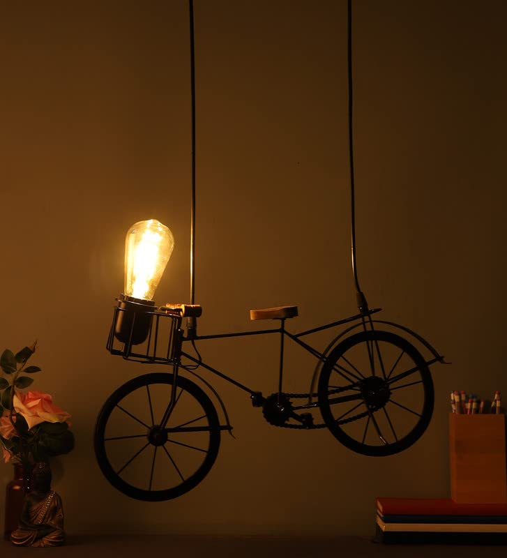 ELIANTE Wooden Wood Hanging Light by Jainsons Lights - Without Bulb - Cycle-HL-TYRE | by Jainsons Lights