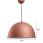 ELIANTE Red Metal Hanging Light by Jainsons Lights - Without Bulb - GANJA-12- THAPAI | by Jainsons Lights