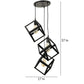 ELIANTE Black Metal Hanging Light by Jainsons Lights - Without Bulb - CHORAS-TAHLI-SET-3LP-8x8 | by Jainsons Lights