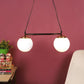 ELIANTE Traditional Black Wood Hanging Lights by Jainsons Lights - Js-643-2Lp - Without Bulb | by Jainsons Lights