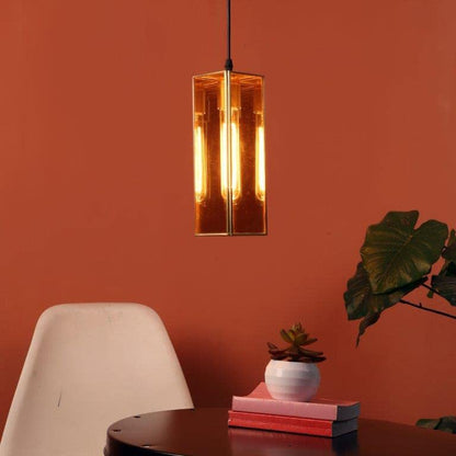 ELIANTE Cool Iron Hanging Light Gold for Living Room, Bedroom, Dining Room, Kitchen | by Jainsons Lights