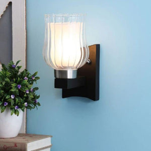 ELIANTE Glass Wall Sconces Yellow for Living Room, Bedroom, Dining Room, Kitchen | 3 Years Warranty | Free - LED LAMP