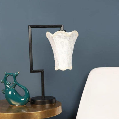 ELIANTE Negra Metal Table Lamp Black for Living Room, Bedroom, Dining Room, Kitchen | by Jainsons Lights