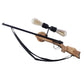 ELIANTE Silken Brown and Black Wood and Iron Wall Light by Jainsons Lights - Js-Big- Gun-2W - Without Bulb | by Jainsons Lights