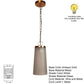 ELIANTE Dorada Gold Iron Hanging Light by Jainsons Lights - 1008-1LP-JSL | by Jainsons Lights