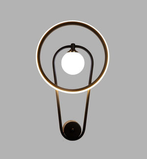 ELIANTE Glass Wall Light White Wall Lamp for Living Room, Bedroom, Dining Room, Kitchen - Inbult Led | by Jainsons Lights