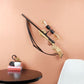 ELIANTE Silken Brown and Black Wood and Iron Wall Light by Jainsons Lights - Js-Big- Gun-2W - Without Bulb | by Jainsons Lights
