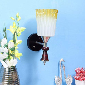 ELIANTE Wood Wall Light Black Mid Century Modern Wall Mounted Lamp Black Wall Sconce Vanity Light for Hallway Bathroom Kitchen Living Room Cafe | by Jainsons Lights