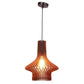 ELIANTE Wood Hanging Light Brown Base Brown MDF Shade Hanging Light for Living Room, Bedroom, Dining Room, Kitchen | by Jainsons Lights