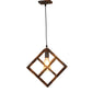 ELIANTE Feather Wood Hanging Lights Brown for Living Room, Bedroom, Dining Room, Kitchen | by Jainsons Lights