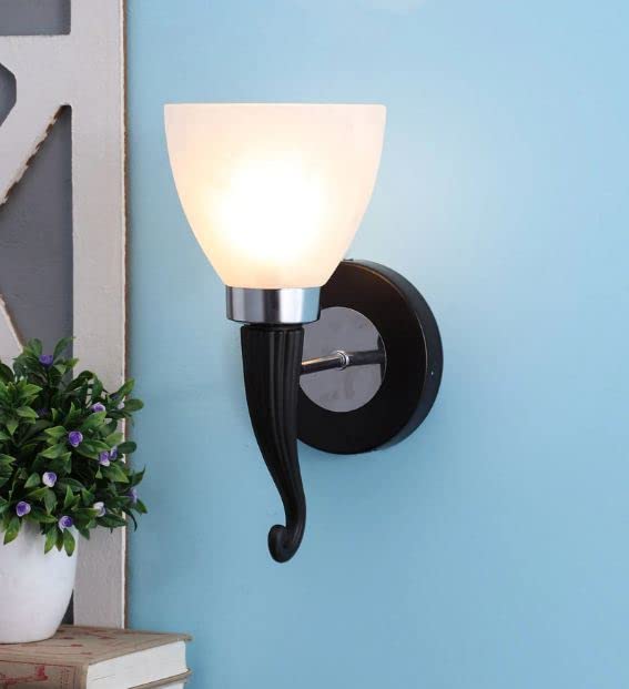 ELIANTE Yellow Glass Wall Sconces - S-117-1W | 3 Years Warranty | Free - LED LAMP